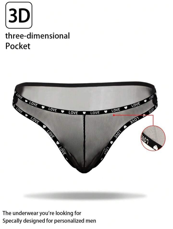 Shadow Love Mesh Brief